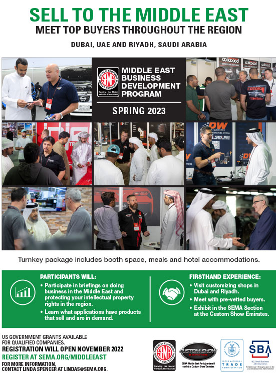 2023 Middle East Exhibitor Flyer