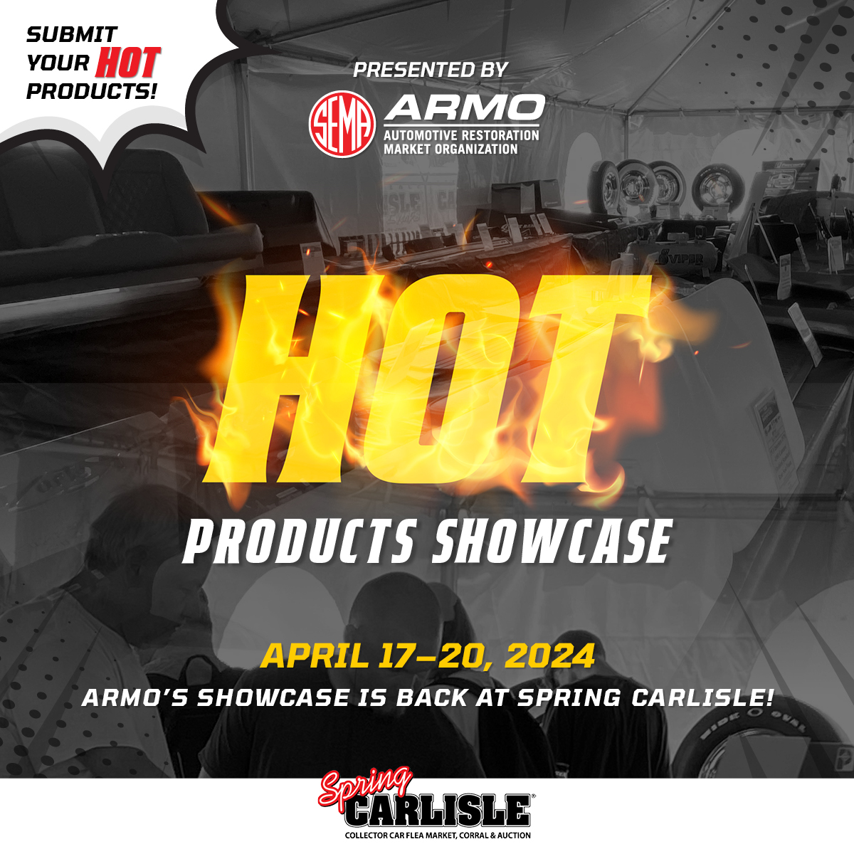 ARMO hot Products SHowcase - Spring Carlisle - header