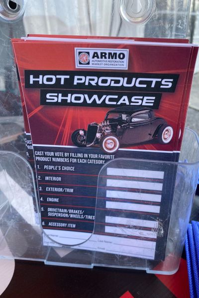 Dispenser with ARMO Hot Products Showcase programs