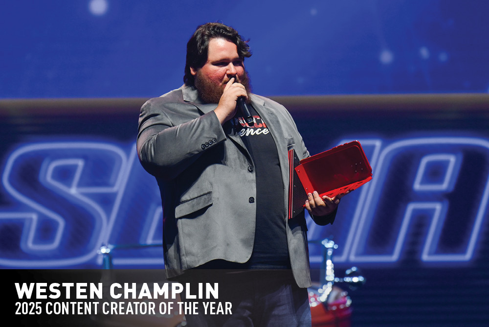Westen Champlin receives 2025 Content Creator of the Year