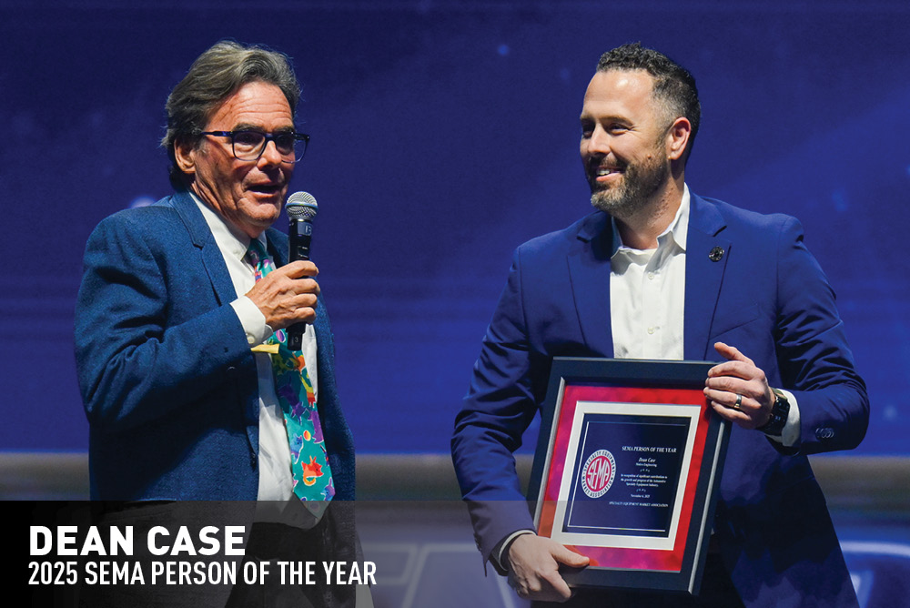 Dean Case receives award for 2025 SEMA person of the Year
