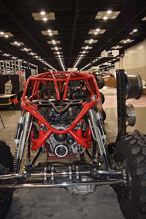 Engine installed in off-road vehicle