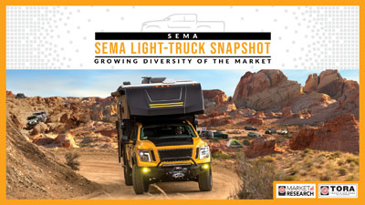 Cover of the SEMA Light Truck Market Snapshot report