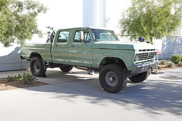 Ford pickup truck green
